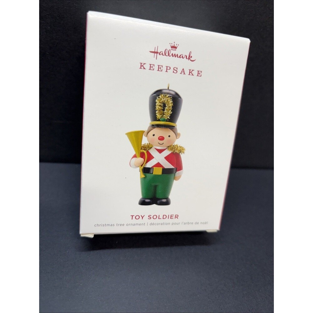 Hallmark 2019 Toy Soldier Keepsake Christmas Ornament Tinsel Horn